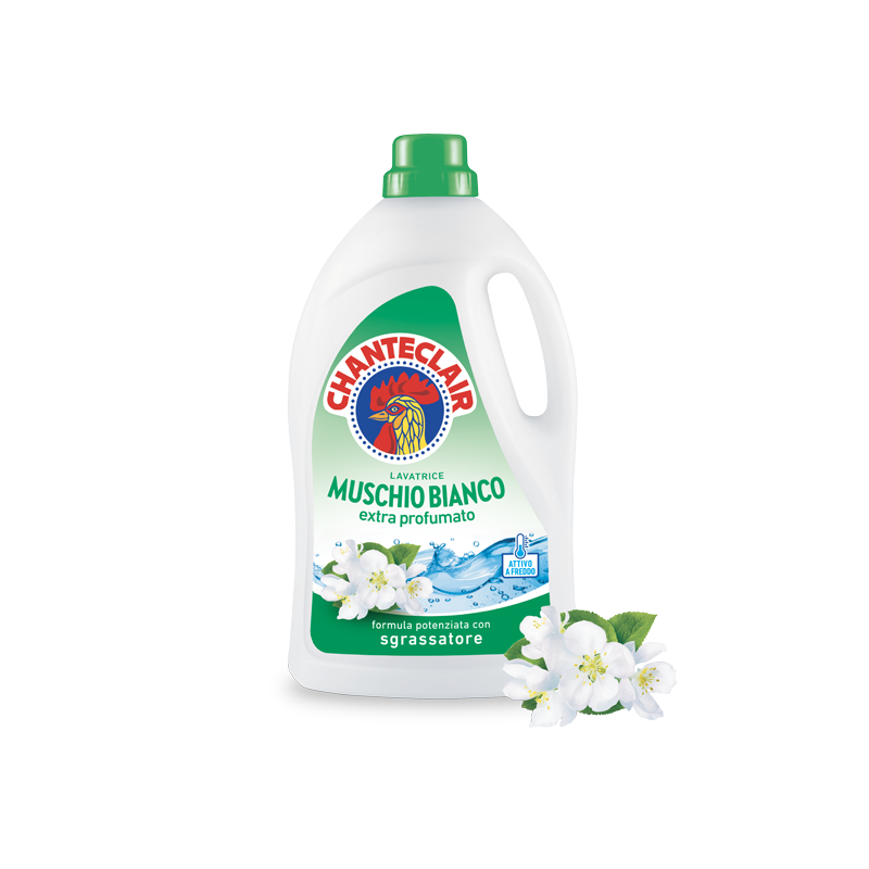 CHANTECLAIR LAUNDRY DETERGENT MUSCHIO BIANCO 28 WASHES 1.26 LT