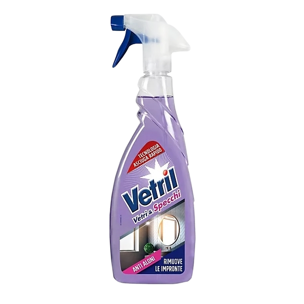 VETRIL DEGREASER GLASS AND MIRROR SPRAY 650 ML