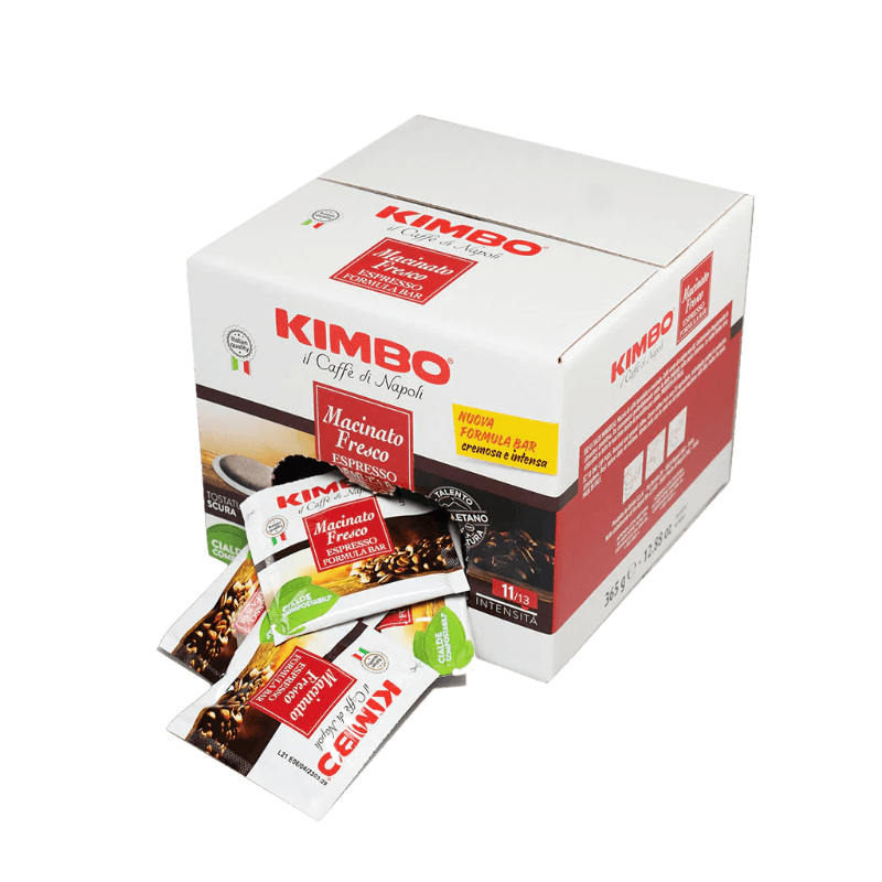 KIMBO COFFEE PODS ESE 44 MM MACINATO FRESCO ESPRESSO BAR X50 624 GR