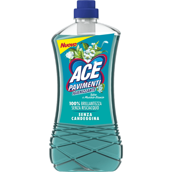 ACE FLOOR DETERGENTS PAVIMENTI SANITISING TALC 1 LT
