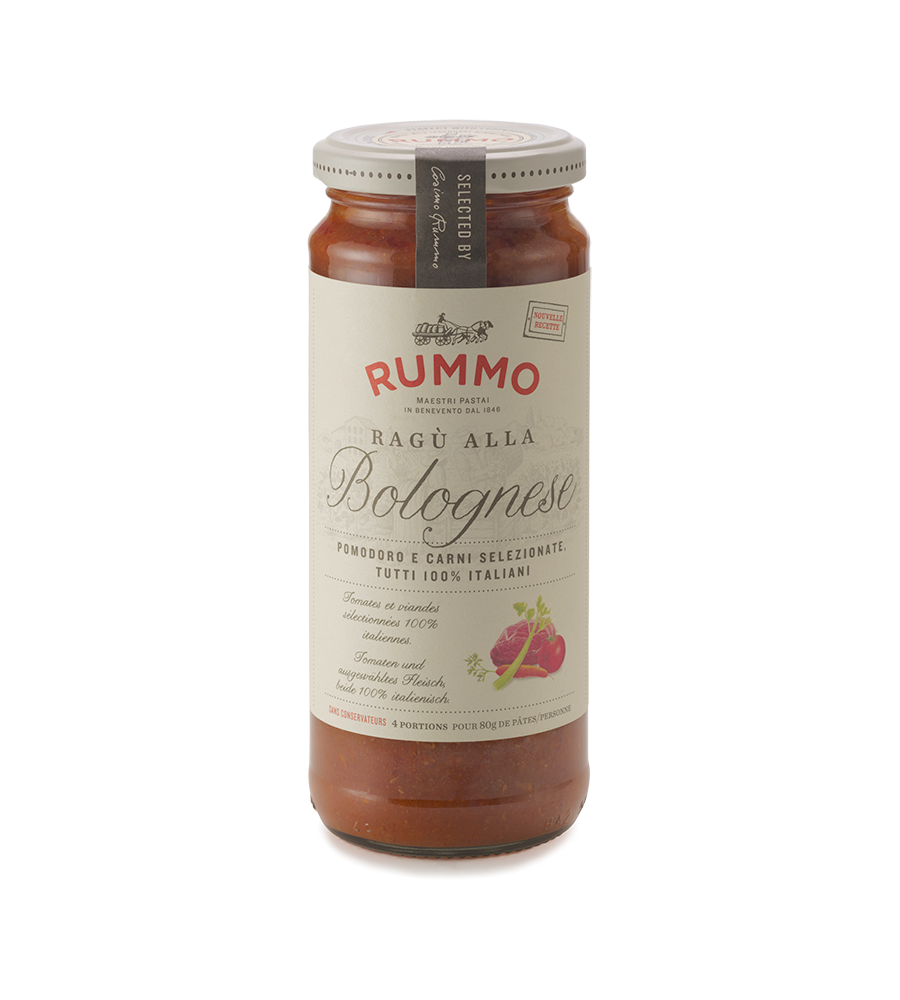 RUMMO PASTA SAUCE RAGU' ALLA BOLOGNESE JAR 340 GR