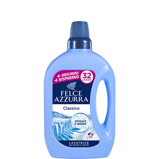FELCE AZZURRA LAUNDRY DETERGENT CLASSIC 32 WASHES 1.59 LT