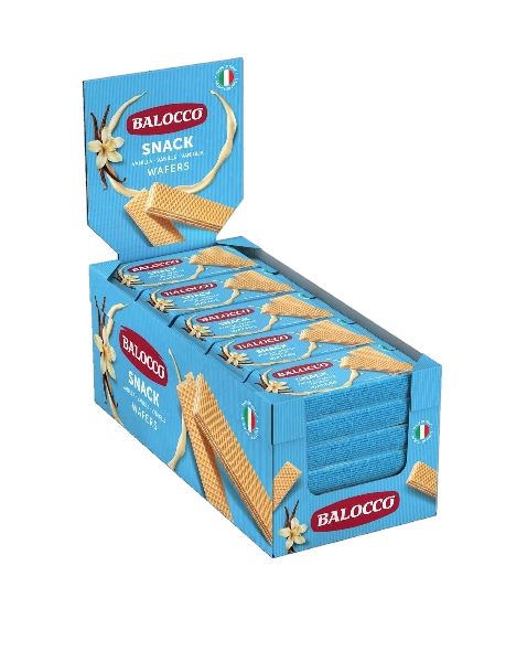 BALOCCO WAFER SNACK MILK VANILLA 45 GR X30