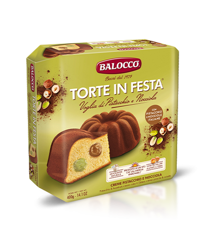 BALOCCO CAKE PARTY PISTACHIO & HAZELNUT 400 GR