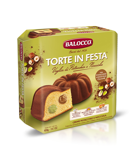 BALOCCO CAKE PARTY PISTACHIO & HAZELNUT 400 GR