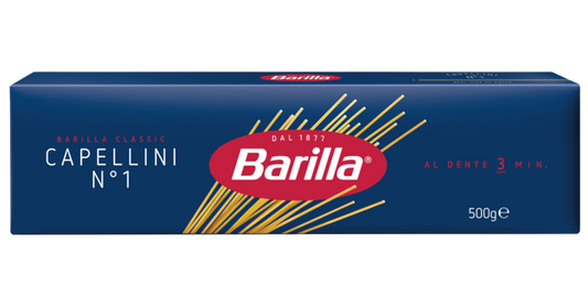 BARILLA PASTA DI SEMOLA CAPELLINI N.1 500 GR