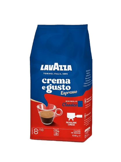 LAVAZZA COFFEE BEANS CREMA E GUSTO ESPRESSO CLASSIC 1 KG