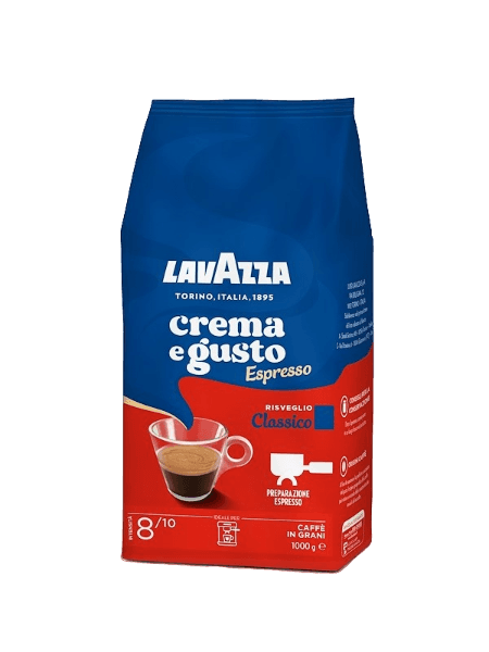 LAVAZZA COFFEE BEANS CREMA E GUSTO ESPRESSO CLASSIC 1 KG