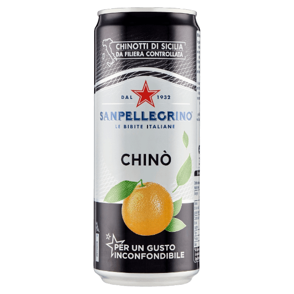 SAN PELLEGRINO CHINO' CHINOTTO CANS 330 ML