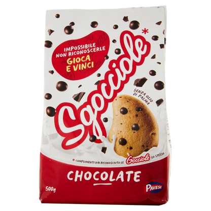 PAVESI COOKIES GOCCIOLE CHOCOLATE 500 GR