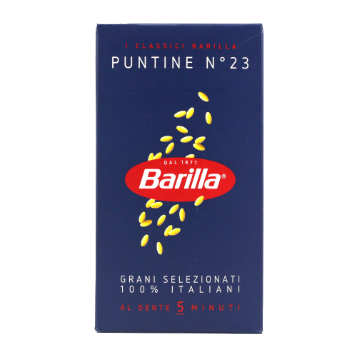 BARILLA PASTINA DI SEMOLA PUNTINE N.23 500 GR