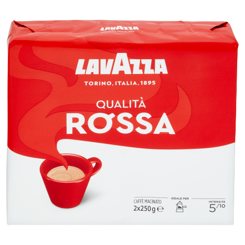 LAVAZZA CAFFE' MACINATO QUALITA' ROSSA 250 GR X2 - SPECIAL LIMITED PROMOTION