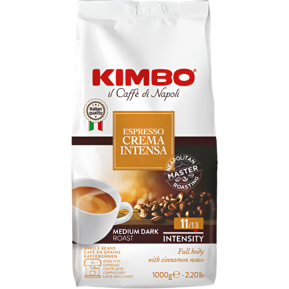 KIMBO COFFEE BEANS ESPRESSO CREMA INTENSA 1 KG