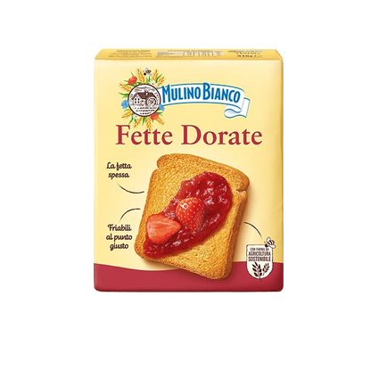 MULINO BIANCO BAKERY RUSKS FETTE BISCOTTATE DORATE X36 315 GR
