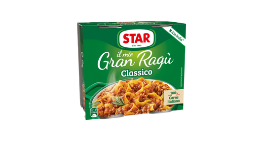 STAR GRAN RAGU' PASTA SAUCE CLASSIC TIN 180 GR X2