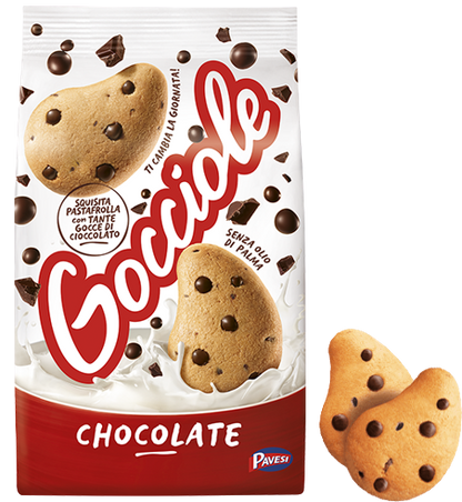 PAVESI COOKIES GOCCIOLE CHOCOLATE 500 GR