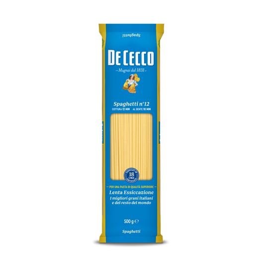 DE CECCO PASTA DI SEMOLA SPAGHETTI N.12 500 GR