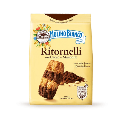 MULINO BIANCO COOKIES RITORNELLI COCOA AND ALMONDS 700 GR