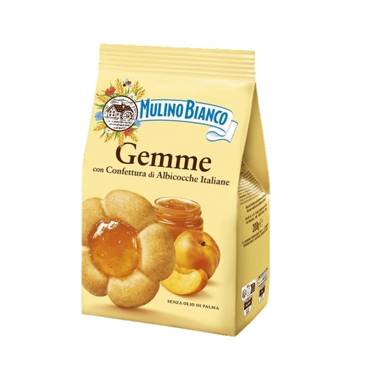 MULINO BIANCO COOKIES GEMME APRICOT 200 GR