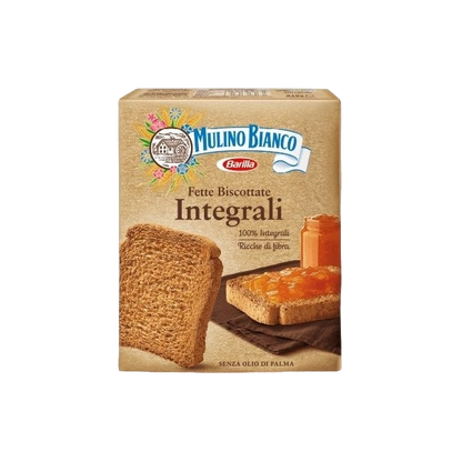 MULINO BIANCO BAKERY RUSKS WHOLEMEAL FETTE BISCOTTATE INTEGRALI X36 315 GR