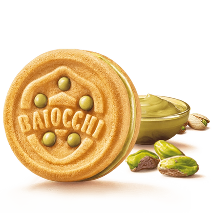 MULINO BIANCO COOKIES BAIOCCHI PISTACHIO MULTIPACK X6 168 GR