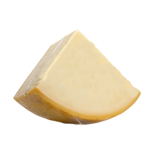 CHEESE FORMAGGIO DURO RETINATO 1/8 VACUUM £17.89 AL KG (APPROX. 5 KG) PROMO £16.78