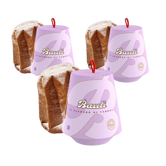 LIMITED PROMO - X3 PCS BAULI PANDORO DI VERONA 1 KG