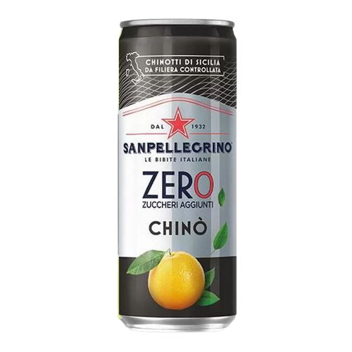 SAN PELLEGRINO ZERO CHINO' CHINOTTO CANS 330 ML