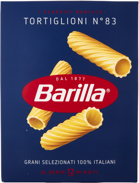 BARILLA PASTA DI SEMOLA TORTIGLIONI N.83 500 GR