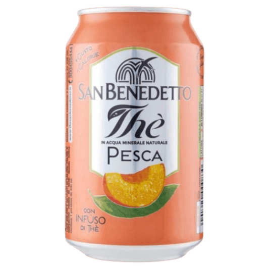 SAN BENEDETTO TEA PEACH CANS 330 ML