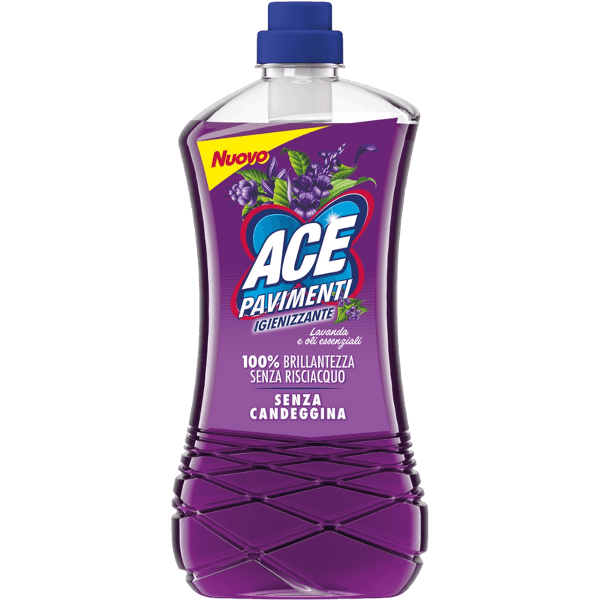 ACE FLOOR DETERGENTS PAVIMENTI SANITISING LAVENDER 1 LT