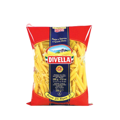 DIVELLA PASTA DI SEMOLA PENNE ZITI RIGATE N.27 500 GR