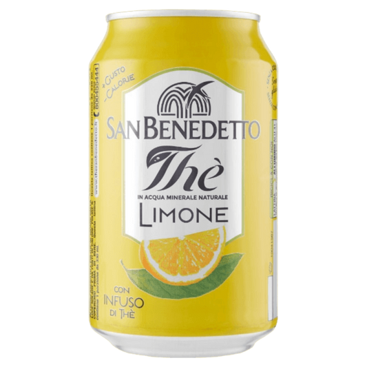 SAN BENEDETTO TEA LEMON CANS 330 ML