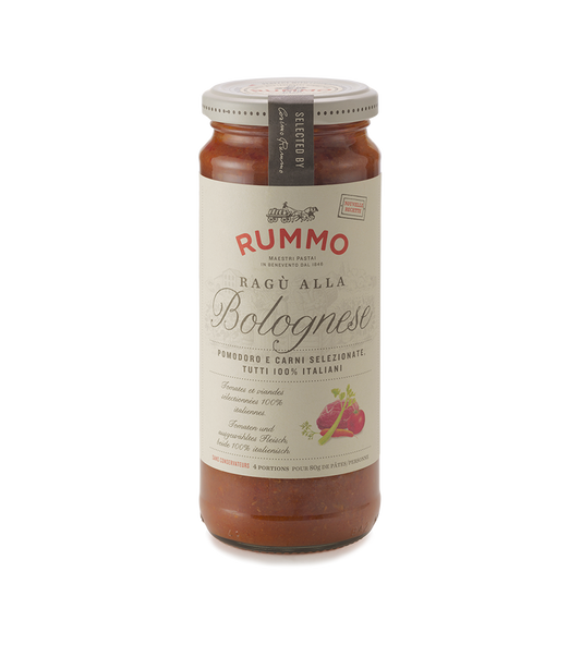 RUMMO PASTA SAUCE RAGU' ALLA BOLOGNESE JAR 340 GR