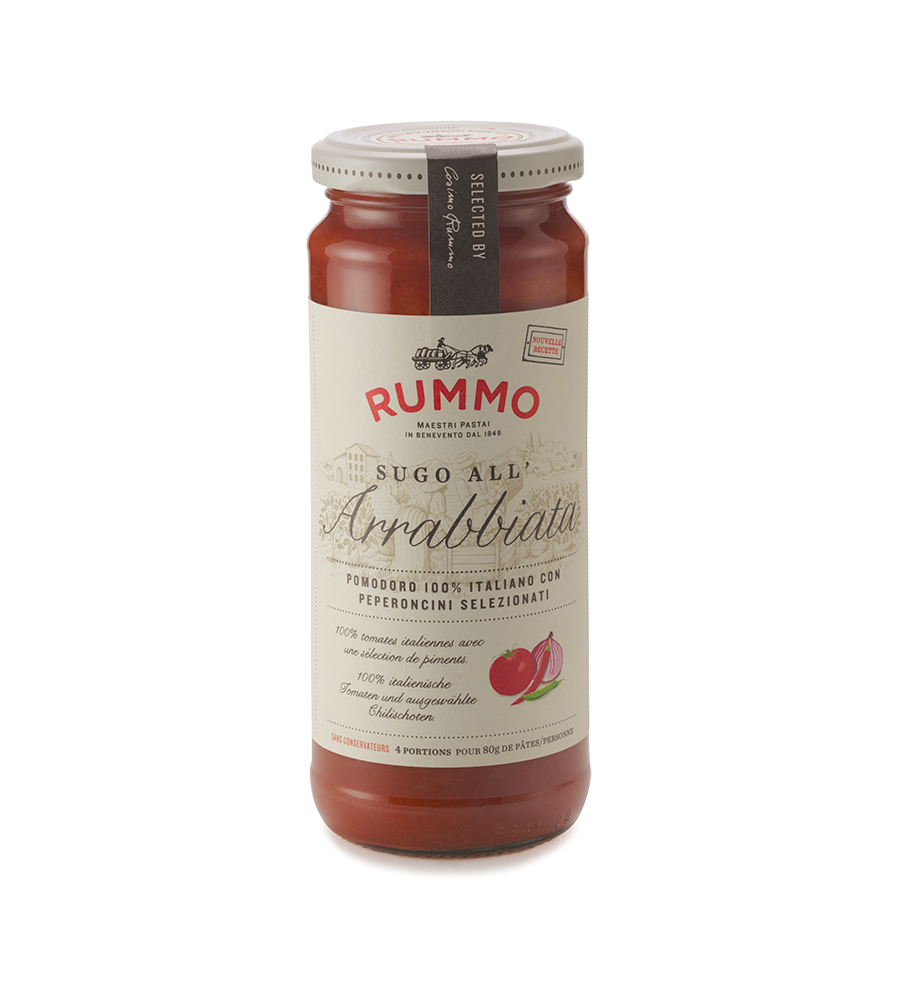 RUMMO PASTA SAUCE ARRABBIATA JAR 340 GR