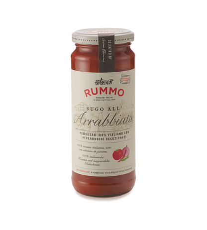 RUMMO PASTA SAUCE ARRABBIATA JAR 340 GR