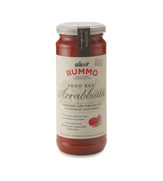RUMMO PASTA SAUCE ARRABBIATA JAR 340 GR
